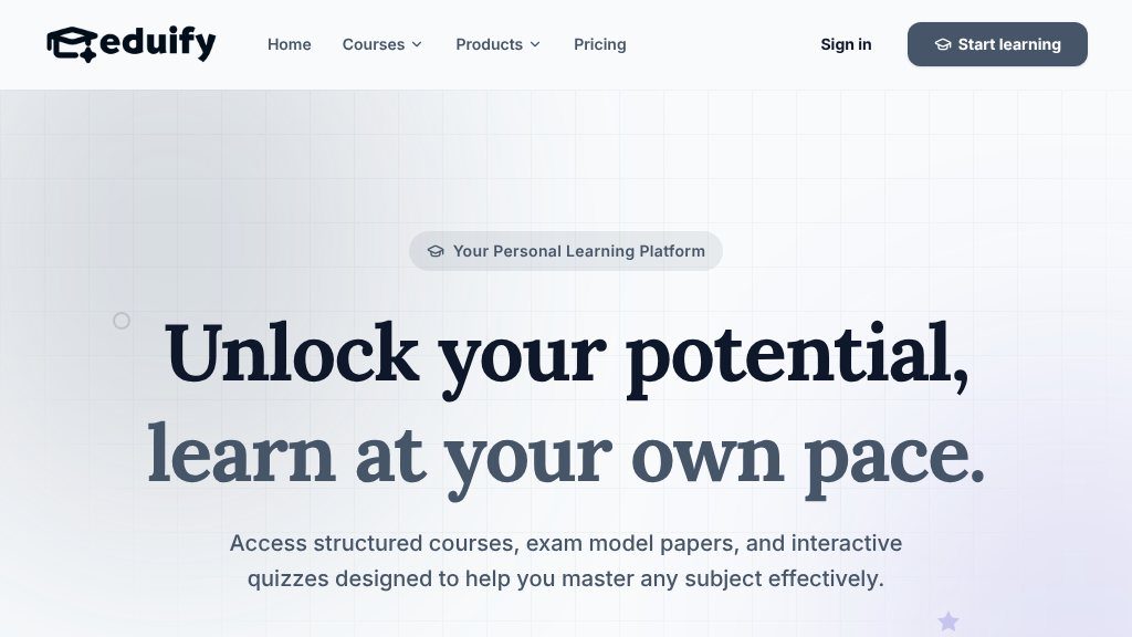 Screenshot of Eduify: Online Learning Tools for Education and Teaching